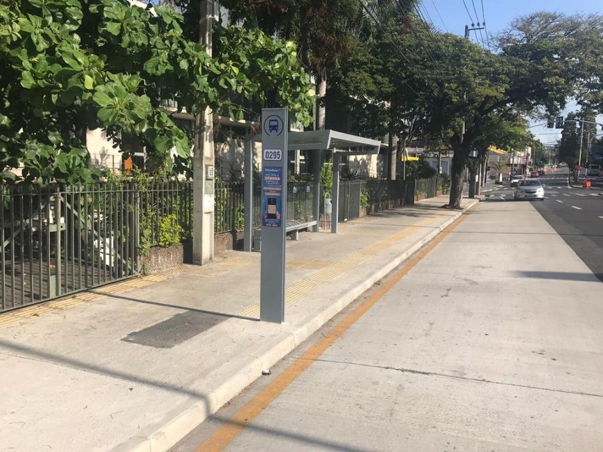 Totens indicarão local exato de parada nos pontos do BRT em Sorocaba