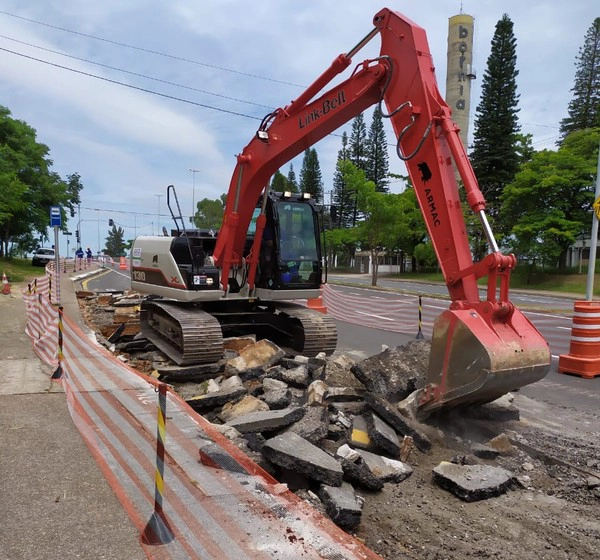 Avenida São Paulo recebe obras do BRT em Sorocaba