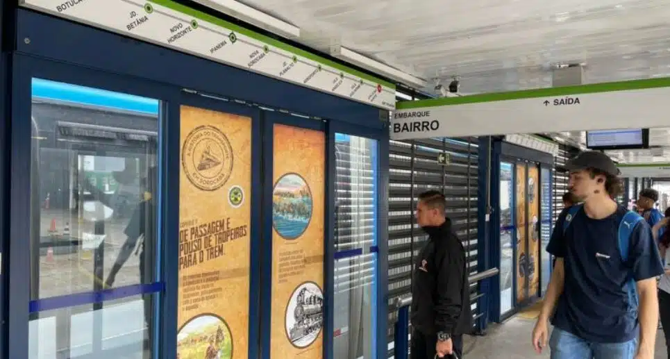 Homenagem a história e o transporte de Sorocaba